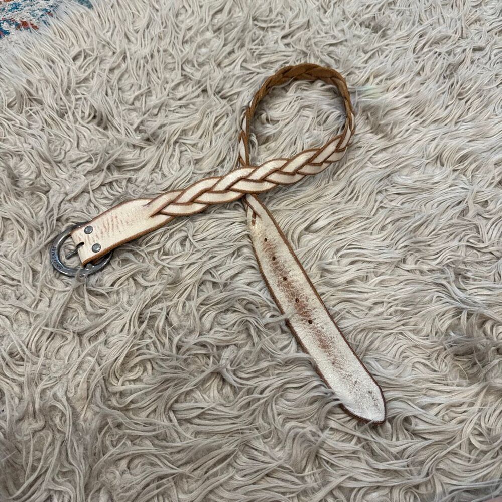 Lucky brand braided leather belt